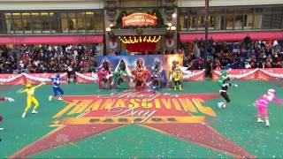 Power Rangers LIVE at the Macys Thanksgiving Day Parade [upl. by Ebneter]