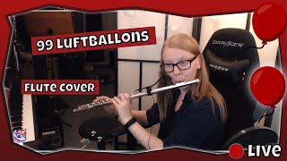 99 Luftballons by Nena flute cover  99 Red Balloons [upl. by Erdman595]