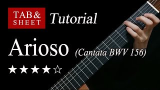 Arioso Bach  Guitar Lesson  TAB [upl. by Isla]