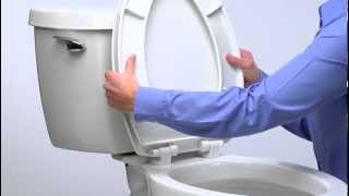 Bemis Just Lift® Toilet Seat  Installation [upl. by Sucy]