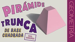 Como hacer una pirámide truncada PARTE 01  how to make a truncated pyramid [upl. by Letrice]