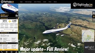 Flightradar24 Major Update Full Review [upl. by Niac632]