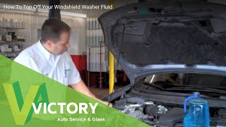 How To Top Off Your Windshield Washer Fluid [upl. by Hiltner]