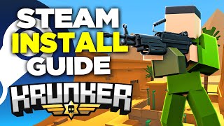 How to Play Krunkerio on Steam Tutorial  Download and Install [upl. by Letsirc]