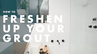 How To Freshen Up Grout  Bunnings Warehouse [upl. by Hluchy]