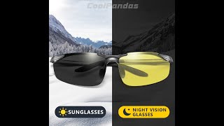 2019 Photochromic DayNight Vision Polarized Sunglasses Driving Glasses UV400 [upl. by Kneeland]