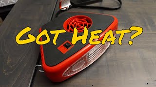 Harbor Freight 12V Auto Heater  Defroster With Light Review does it work [upl. by Nonnac]