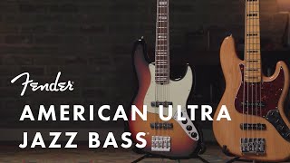 American Ultra Jazz Bass  American Ultra Series  Fender [upl. by Eisac]