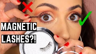 How To Apply Magnetic Lashes  Magnetic Lashes Review [upl. by Eilitan]