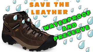 How to Waterproof and Preserve Nubuck Leather Hiking Boots [upl. by Adnalram]