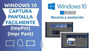 Windows 10 captura pantalla fácilmente 2019 [upl. by Namwen]