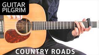 HOW TO PLAY COUNTRY ROADS by JOHN DENVER [upl. by Nwahsor368]