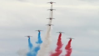 Bastille Day celebrations in Paris [upl. by Anitsuga]