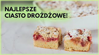 Klasyczne CIASTO DROŻDŻOWE z kruszonką i rabarbarem  Sugarlady [upl. by Enilecram]