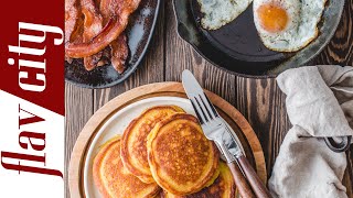 🔴 Keto Pancakes Sausage amp Eggs LIVE  Breakfast with Bobby [upl. by Field114]