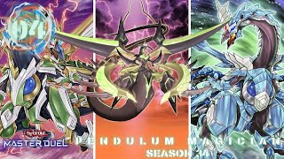 Yu Gi Oh Master Duel  Season 34  04  Pendulum Magician  Supreme King ZARC [upl. by Heimlich]