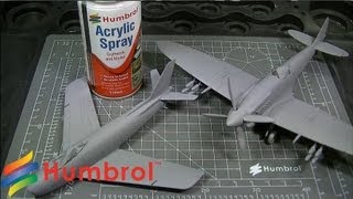 Humbrol  How To Use  Spray Primer [upl. by Kotta]