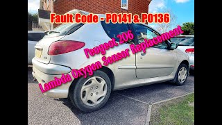 Peugeot 206 Lambda Oxygen O2 Sensor Change [upl. by Eyahs]