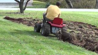 Plowing our first garden [upl. by Ennyrb523]