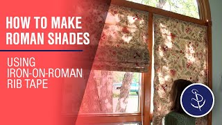 How to Make Roman Shades Using IrononRoman Rib Tape [upl. by Madden]