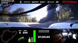 The 919 Tribute Tour Onboard record lap Nordschleife [upl. by Seavey]