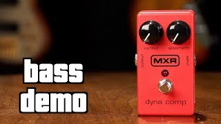 MXR Dyna Comp Bass Demo [upl. by Anaihr974]