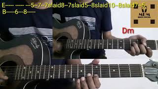 Duti Mon Ar Nei Dujonar।। Guitar Lesson [upl. by Ynohtnaluap]