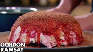 Gordon Ramsays Eton Mess Bombe Recipe [upl. by Psyche]