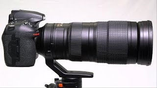 NIKON AFS NIKKOR 200500mm f56 ED VR Zoom Lens [upl. by Humfried]