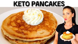 Keto Pancakes  large and fluffy 2g net carbs [upl. by Gleason]