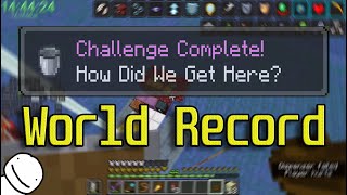 I Got The Minecraft All Advancements Speedrun World Record Dream Appears [upl. by Aleahpar]