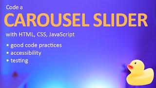 Carousel slider tutorial with HTML CSS JavaScript [upl. by Pickering177]