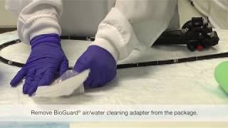 BIOGUARD™ AirWater Cleaning Adapter  Olympus Instructional Video [upl. by Petras]