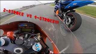 50CC 2STROKE VS 125CC 4STROKE  WHO WILL WIN [upl. by Barraza]