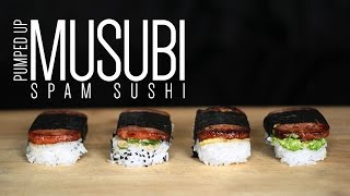 Musubi Spam Sushi  How to make Musubi at home  Me eating [upl. by Harriet]