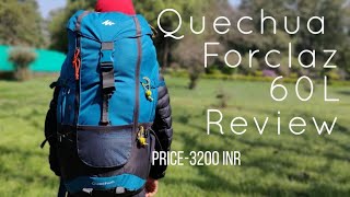 QUECHUA FORCLAZ 60 L REVIEW  Quechua Backpacks  Outdoor Essential GearBackpacks [upl. by Shawnee]