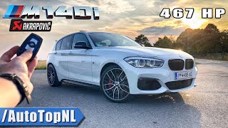 BMW M140i Akrapovic 467HP REVIEW 300kmh AUTOBAHN amp ROAD by AutoTopNL [upl. by Bertolde]