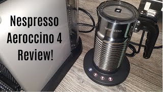 Nespresso Aeroccino 4 Milk Frother Review  Worth upgrading from the Aeroccino 3 [upl. by Dee Dee]