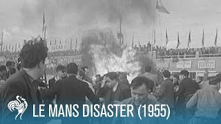 Le Mans Motor Racing Disaster 1955  British Pathé [upl. by Iggem]