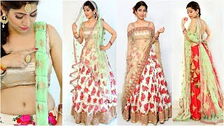 4 Easy Dupatta Settings for BridesWeddings  How to Wear Lehenga Perfectly  Fashion Tips Anaysa [upl. by Zilevi]