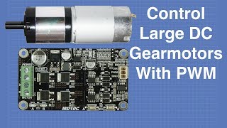 Control Large Gearmotors with PWM amp Arduino [upl. by Nylarac134]