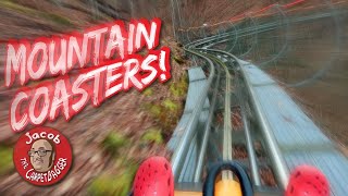 Gatlinburg Mountain Coaster and Smoky Mountain Alpine Coaster Pigeon Forge TN [upl. by Vorster247]