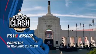 2023 NASCAR Cup Series  Practice  Busch Light Clash at LA Coliseum [upl. by Piotr]