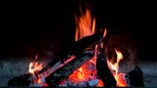 Cozy Crackling Fire – 9 Hour HD Virtual Fireplace – Sleep Sound Ambience Romance [upl. by Dimo]