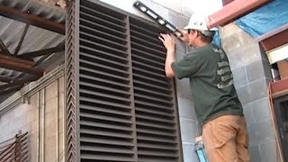 Ruskin XP500 Extreme Weather Louver Installation [upl. by Elleahcim39]