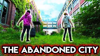 EXPLORING SECRET ABANDONED CITY 200ft ClockTower [upl. by Ahsilram]