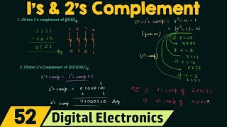 1s and 2s Complement [upl. by Parrisch]