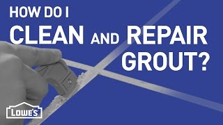 How Do I Clean and Repair Grout  DIY Basics [upl. by Phio485]