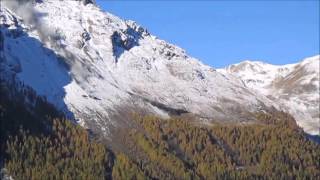 Spectacular Rockslide in Switzerland two angles [upl. by Flower]