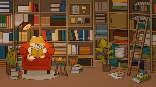 studying in the library lofi hip hop chill beats  chill with taiki [upl. by Booze966]